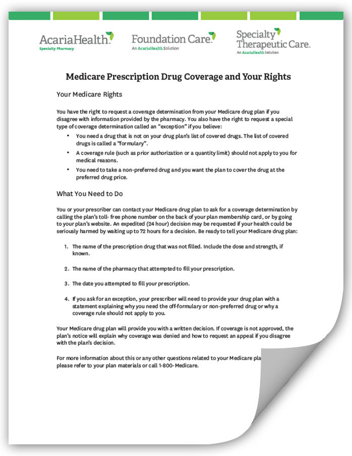 Specialty Pharmacy Notice of Privacy